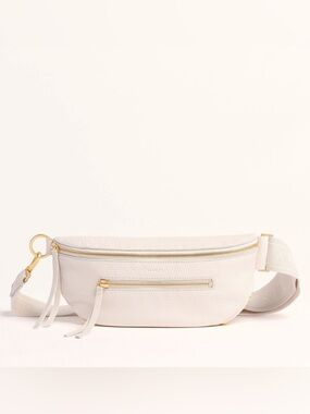 Hammitt Charles Crossbody Bag Medium- Cala Lilly White/brushed gold